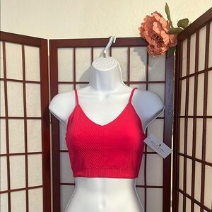 Spiritual Gangster Red Sports Bra